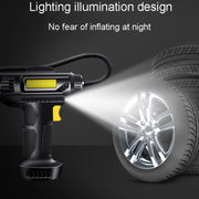 Portable Multifunctional Car Inflator Automobile Tire Pneumatic Pump, Model: Wireless Digital