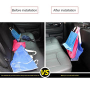 Car Back Seat Double Hook Phone Holder, Color: Black