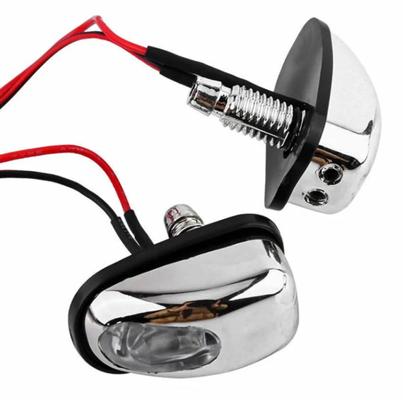 Car Wiper Sprayer Spray Decorative Lamp LED Hood Spray Lights(White)