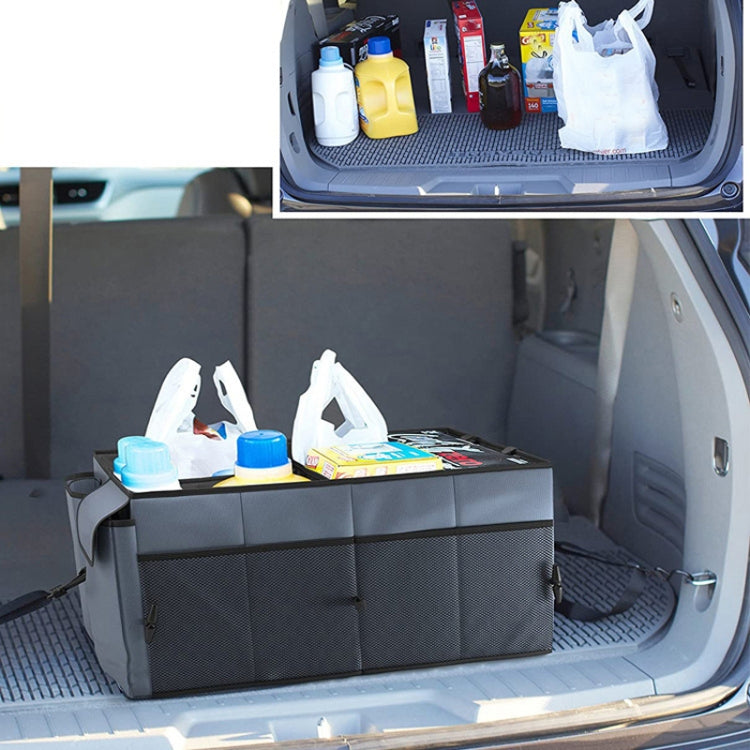 Car Foldable Glove Storage Box Trunk Organizer(Grey)