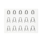 Silicone Manicure Pads Nail Sticker Printing Filling Coloring Pads(21x15cm B)
