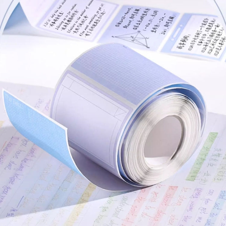 256pcs /Box Pull Out Sticky Notes Office Memo Ticket Paper(Gradient Blue)