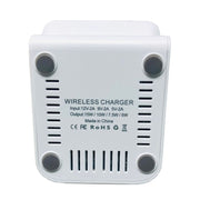 15W Desktop Wireless Charger Mobile Phone Wireless Fast Charging Bracket(White)