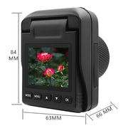 4K Time-Lapse Camera Microlight Full Color Night Vision Security Recording Construction Site Time-Lapse Camera(Black)