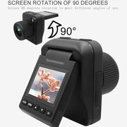 4K Time-Lapse Camera Microlight Full Color Night Vision Security Recording Construction Site Time-Lapse Camera(Black)