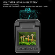 4K Time-Lapse Camera Microlight Full Color Night Vision Security Recording Construction Site Time-Lapse Camera(Black)