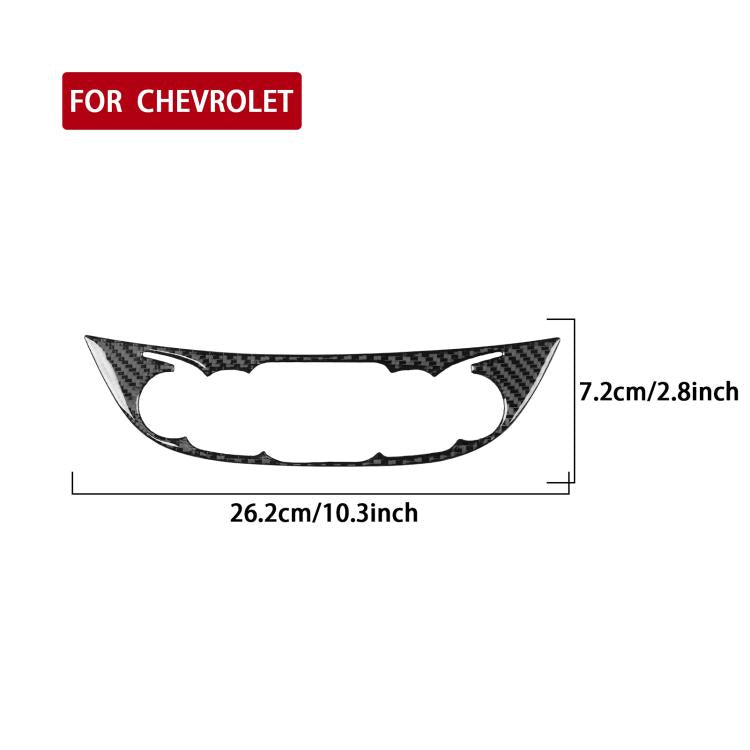 For Chevrolet Malibu 2016-2022 C Model Universal Central Control Knob Panel Sticker(Red)