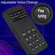S9 Mobile Phone Computer Live Sound Card Voice Changer Game Karaoke Recording Audio Transformer(English)