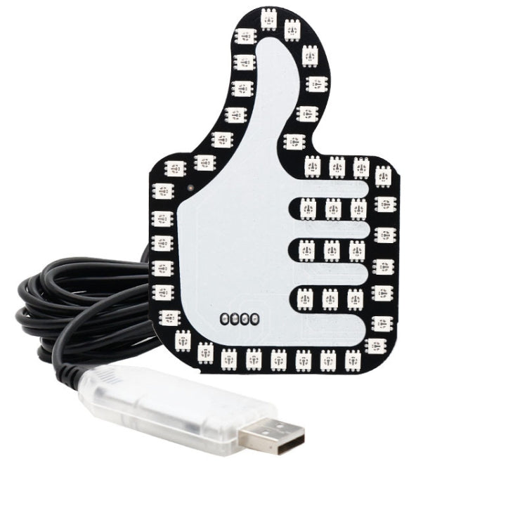 Car Interactive Finger Light Multi-function Warning Anti-rear Collision Light(Thumbs Up)