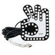 Car Interactive Finger Light Multi-function Warning Anti-rear Collision Light(OK) - free shipping - PMC TechLife - Order now!