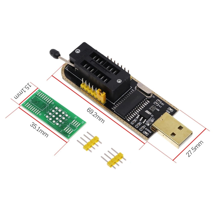 Test Clip With 1 Board+CH341A Programmer Module USB Motherboard Routing Liquid Crystals Disassembly Free SOP8 Test Tool