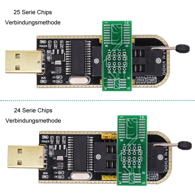 Test Clip With 1 Board+CH341A Programmer Module USB Motherboard Routing Liquid Crystals Disassembly Free SOP8 Test Tool