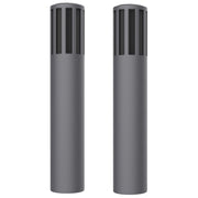 For Teslamic Microphone 1pair Silicone Protective Case Wireless Mic Cover(Advanced Gray)