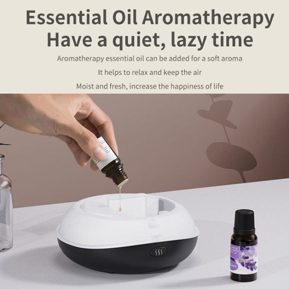 SD13 200ML Car USB Flame Aromatherapy Diffuser Home LED Night Light Silent Mist Humidifier(White)