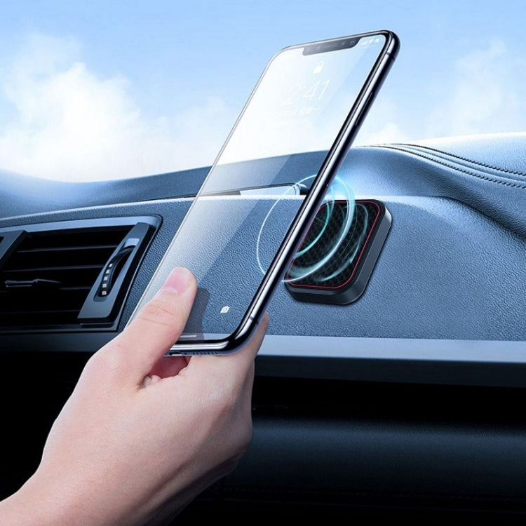 Flat Adhesive Magnetic Car Mobile Phone Navigation Holder(Black)