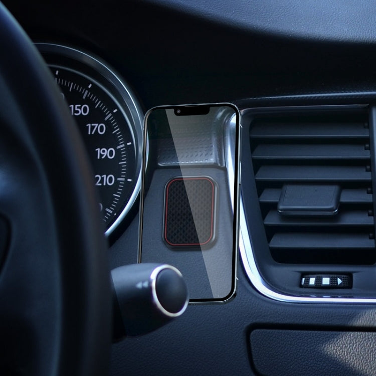 Flat Adhesive Magnetic Car Mobile Phone Navigation Holder(Black)