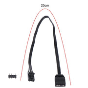 3Pin For Pirate Ship Controller Adapter Cable QL LL120 ICUE Divine Light Synchronization(25cm)