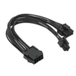 20cm CPU 8Pin To 8+4Pin Adapter Cable Power Supply Motherboard Processor Power Cable - Power Cord by PMC TechLife | Online Shopping South Africa | PMC TechLife