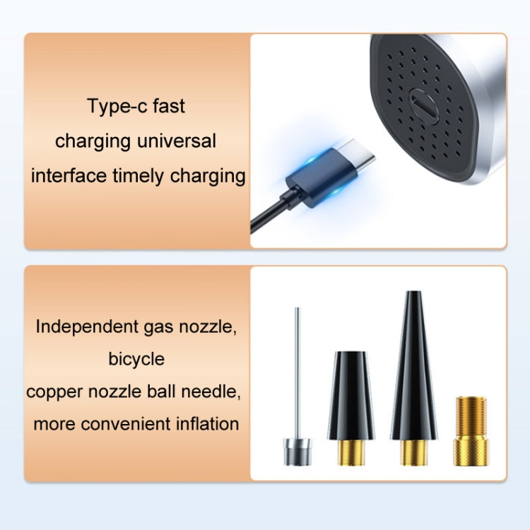 Small Wireless Charging Smart Car Lighting Air Pump(009)