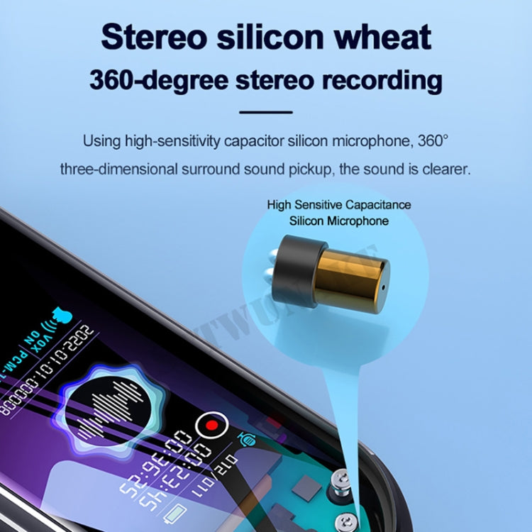 Q53 Ultra Long Standby Timer Voice Recorder HD Noise Canceling Recording Device, Size: 8GB(Black)