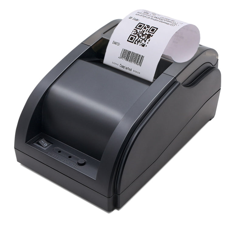 58mm USB Computer Version+Mobile Bluetooth Automatic Order Takeout Receipt Cashier Thermal Printer(US Plug)