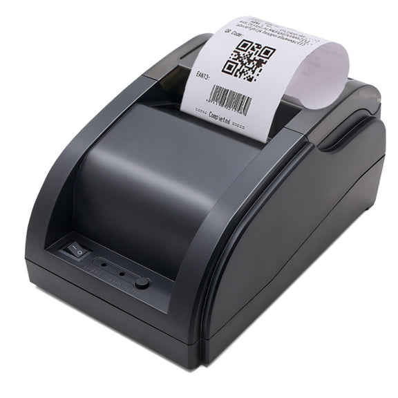 58mm USB Computer Version+Mobile Bluetooth Automatic Order Takeout Receipt Cashier Thermal Printer(US Plug)