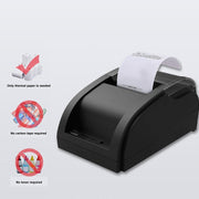 58mm USB Computer Version+Mobile Bluetooth Automatic Order Takeout Receipt Cashier Thermal Printer(US Plug)