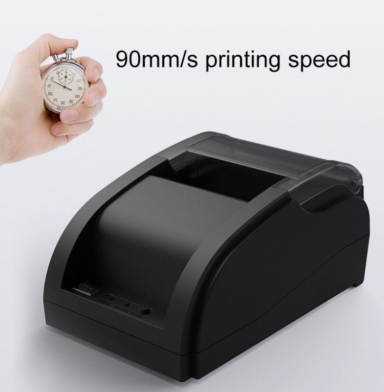 58mm USB Computer Version+Mobile Bluetooth Automatic Order Takeout Receipt Cashier Thermal Printer(US Plug)