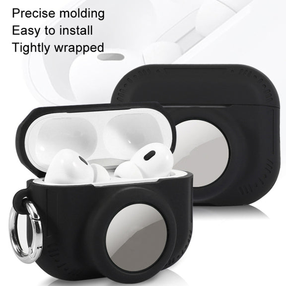 For AirPods Pro 2 / Airtag 2 In 1 All-inclusive Silicone Anti-drop Protection Case(White)