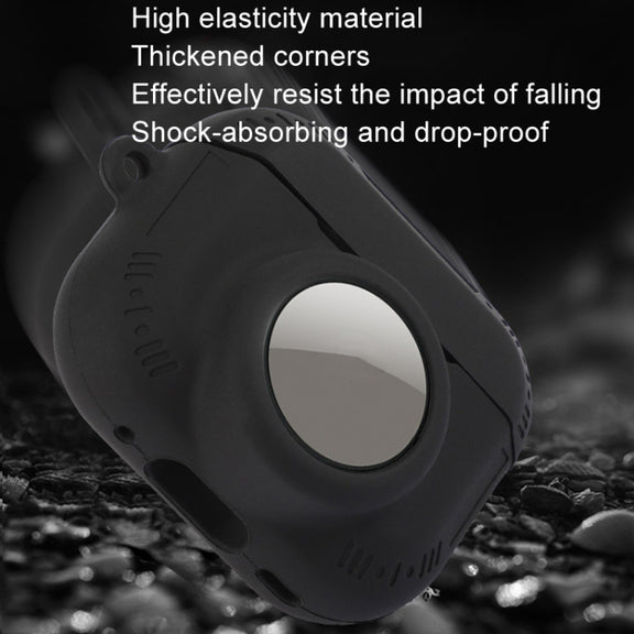 For AirPods Pro 2 / Airtag 2 In 1 All-inclusive Silicone Anti-drop Protection Case(White)