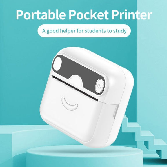 A32 Small Portable Self-adhesive Error Question Photo Label Bluetooth Pocket Thermal Printer(English Version)