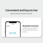 A32 Small Portable Self-adhesive Error Question Photo Label Bluetooth Pocket Thermal Printer(English Version)
