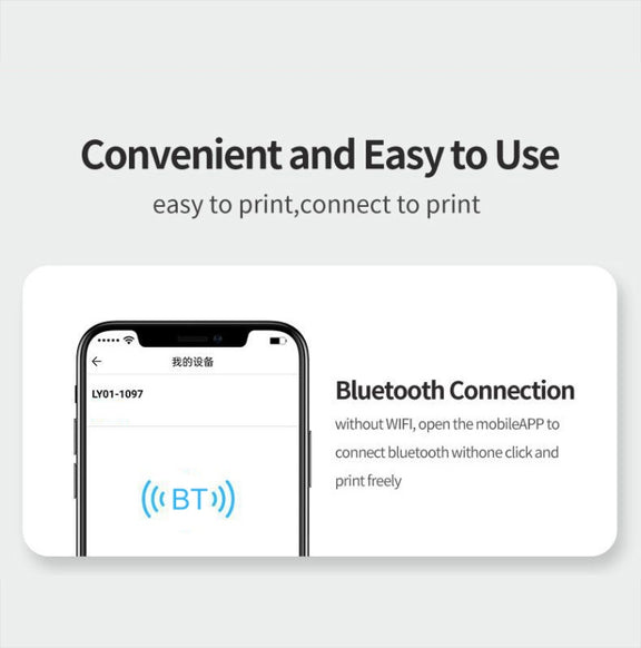 A32 Small Portable Self-adhesive Error Question Photo Label Bluetooth Pocket Thermal Printer(English Version)