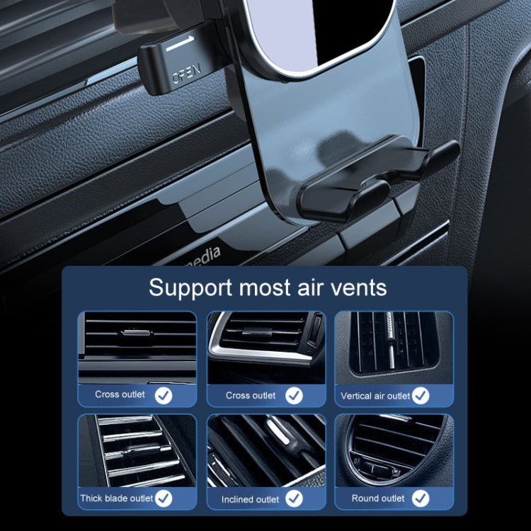 Automotive Navigation Bracket Car Air Vent Phone Fixed Support Clip, Style: Mirror Model