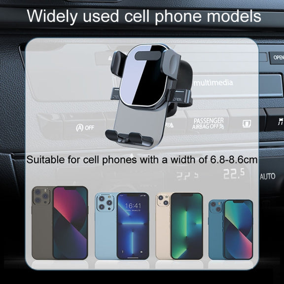 Automotive Navigation Bracket Car Air Vent Phone Fixed Support Clip, Style: Mirror Model