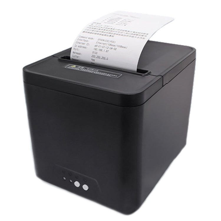 80mm USB+Network Port Thermal Receipt Printer Store Cashier Printer(EU Plug)