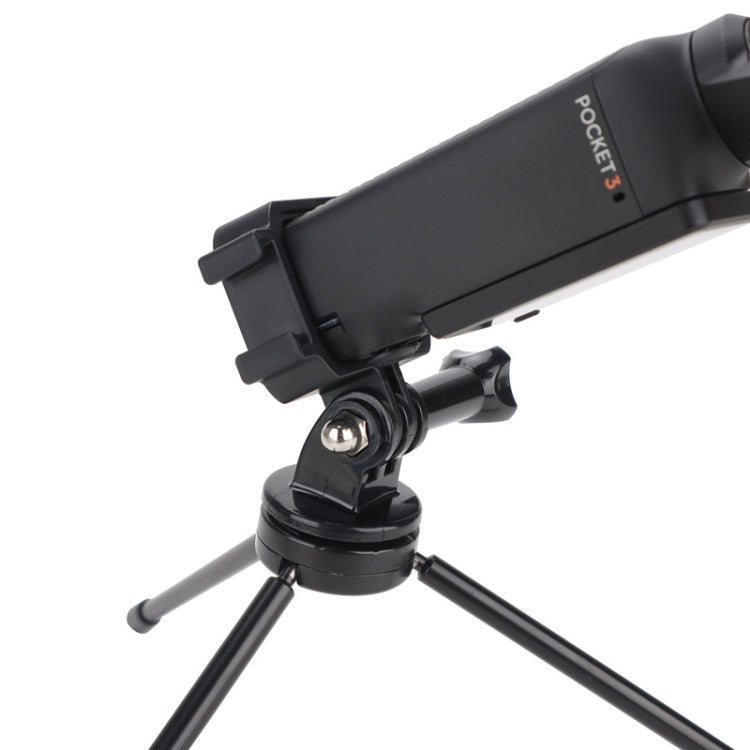 For DJI OSMO Pocket 3 Expansion Bracket Adapter Gimbal Camera Mounting Bracket Accessories, Style: Expand Bracket+Backpack Clip