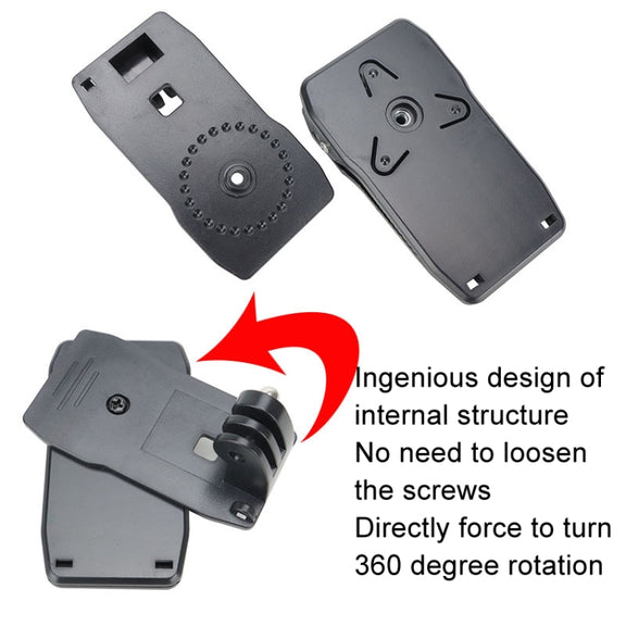 For DJI OSMO Pocket 3 Expansion Bracket Adapter Gimbal Camera Mounting Bracket Accessories, Style: Expand Bracket+Backpack Clip