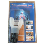 Breathing Exerciser Trainer Adjusts Resistance Lung Capacity Strengthener(Black)