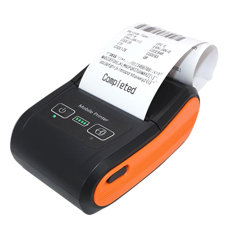 58mm Portable Logistics Takeaway Receipt Bluetooth Thermal Printer(EU Plug)