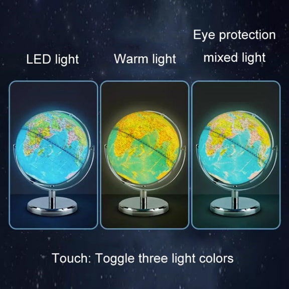 High Definition Teaching 3D Intelligent Suspended Globe(30cm Charging Model with Light)