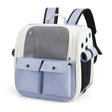 Breathable Square Cat Backpack Foldable Outdoor Portable Pet Bag(Model 4 Blue) - Pet Bags by PMC TechLife | Online Shopping South Africa | PMC TechLife | Buy Now Pay Later Mobicred