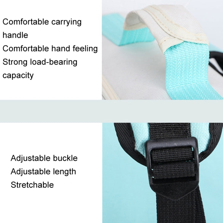 Breathable Square Cat Backpack Foldable Outdoor Portable Pet Bag(Model 4 Gray)