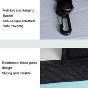 Breathable Square Cat Backpack Foldable Outdoor Portable Pet Bag(Model 4 Gray)