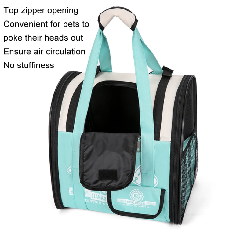Simple Contrasting Pet Backpack Space Capsule Cat Bag Shoulder Dog Bag(Model 5 Pink)
