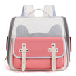 Outdoor Cat Backpack Large Capacity Breathable Pet Bag(Model 7 Pink) - Pet Bags by PMC TechLife | Online Shopping South Africa | PMC TechLife | Buy Now Pay Later Mobicred