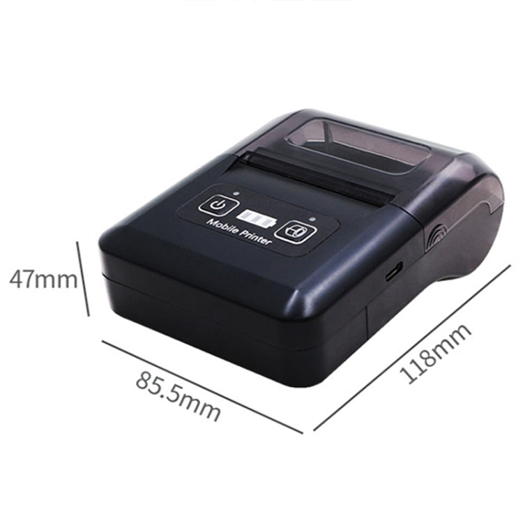 58mm Portable USB Charging Home Phone Bluetooth Thermal Printer(US Plug)