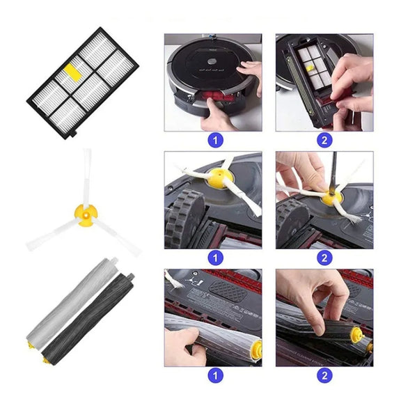 19 In 1 Sweeper Accessories For iRobot Roomba 800 & 900 Series