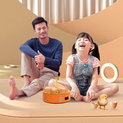6-Eggs Small Household Experimental Children Smart Chicken Incubators, Spec: Dual-electric Automatic EU Plug