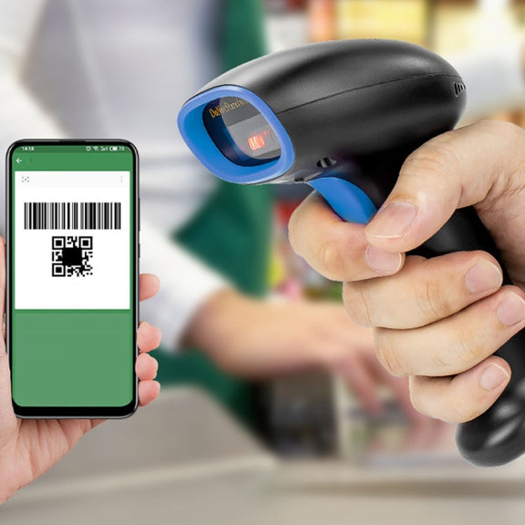 Supermarket Cashier Express Scanner Warehouse Handheld Barcode Scanning Device, Model: Wired 2-Dimensional